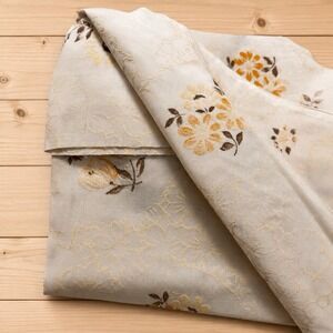Vintage Floral Fabric, Fall Tones, Raised Pattern 4 Yards[W]